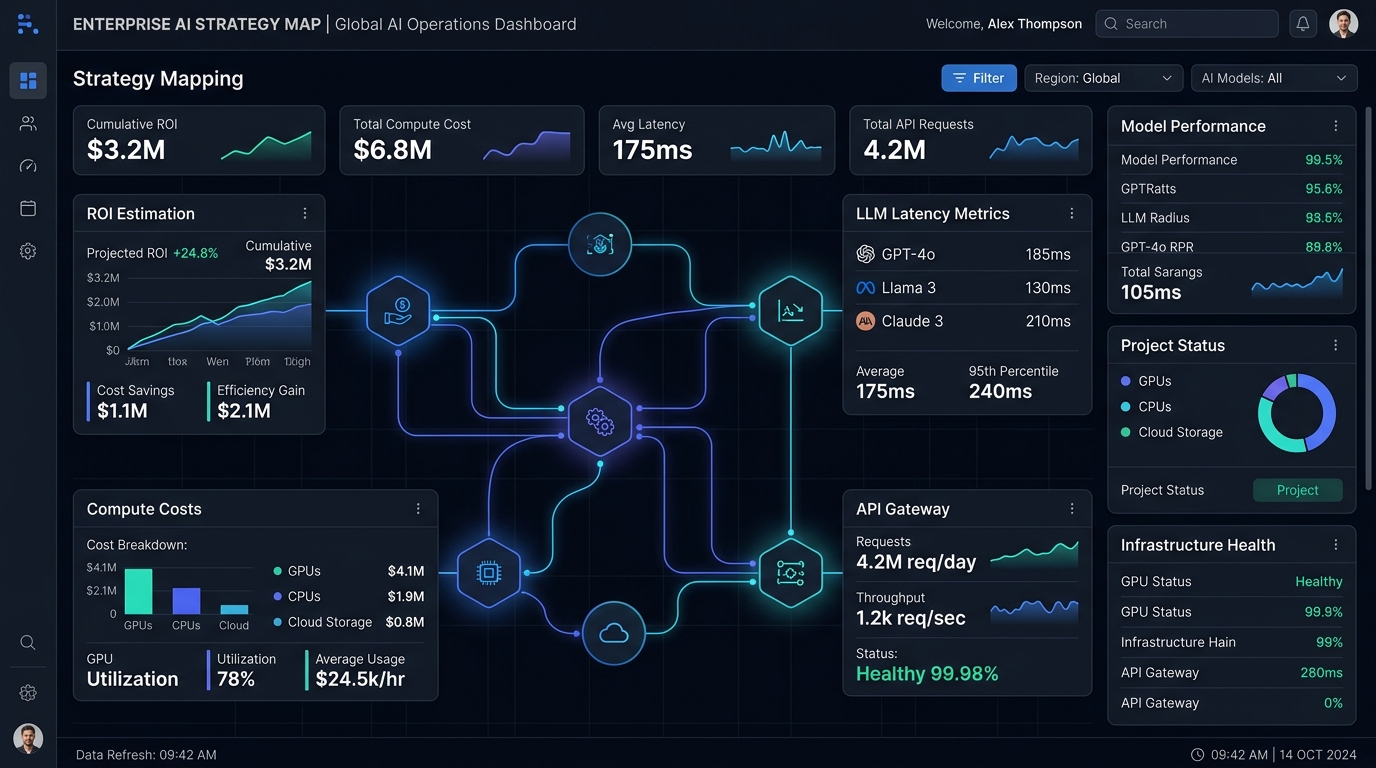 AI Consulting Architecture Strategy Map Dashboard